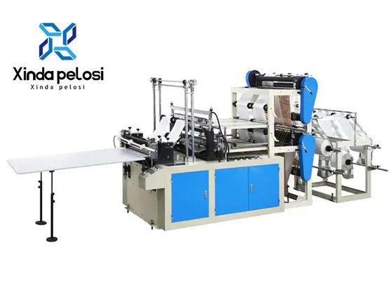 High Speed Automated Plastic Shopper Making Machine Polythene Bag Making Machine