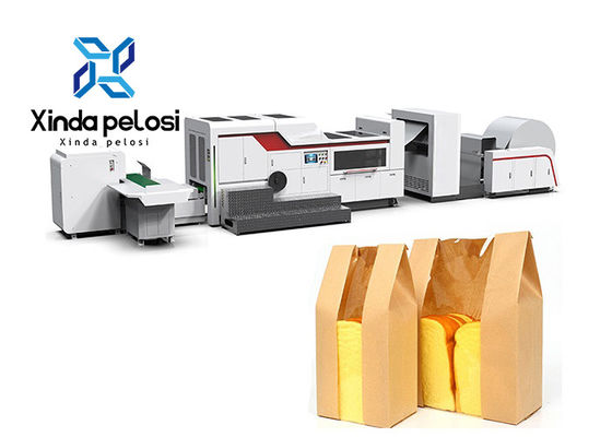 OEM Automatic V Bottom Flat Bottom Paper Bag Machine 400pcs/Min