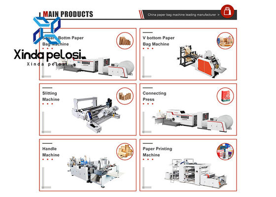 OEM Automatic V Bottom Flat Bottom Paper Bag Machine 400pcs/Min