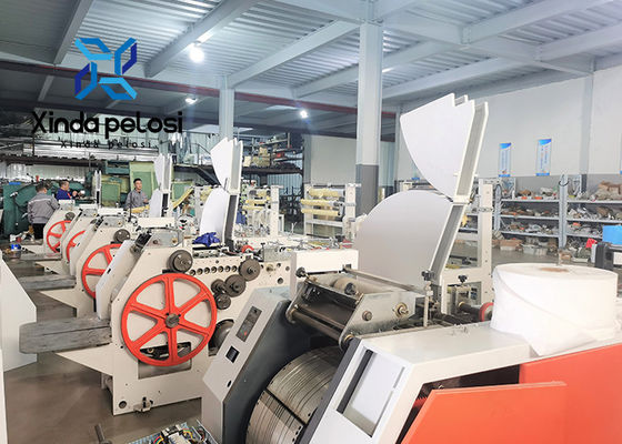 OEM Automatic V Bottom Flat Bottom Paper Bag Machine 400pcs/Min