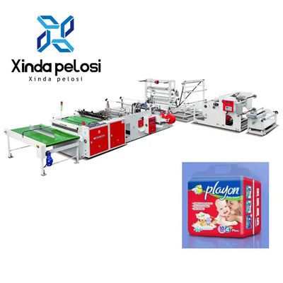 150-700MM Cross Handle Diaper Bag Making Machine Soft Loop Handle Bag Making Machine