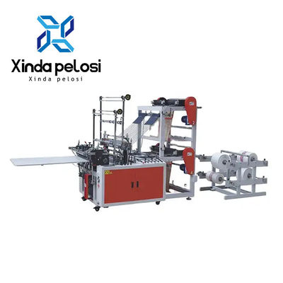 Computerized Garbage Bag On Roll Making Machine With Hot Sealing And Cold Cutting