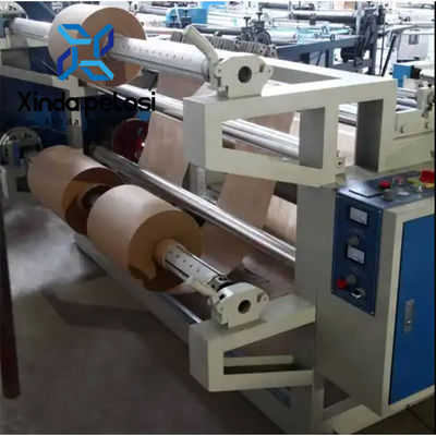 Touch Screen Control Kraft Paper Slitter Rewinder Machine 500mm Max Workable
